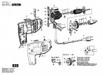 Bosch 0 603 240 741 Percussion Drill 110 V / GB Spare Parts
